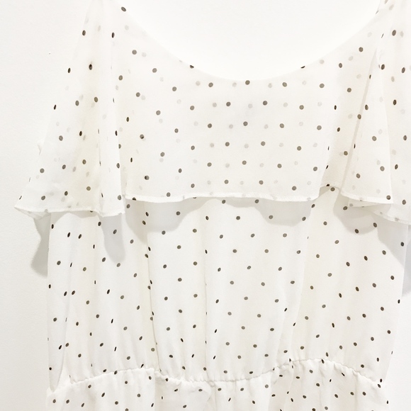 ✨sold✨ parker • polka dot tiered silk summer dress - Picture 4 of 8